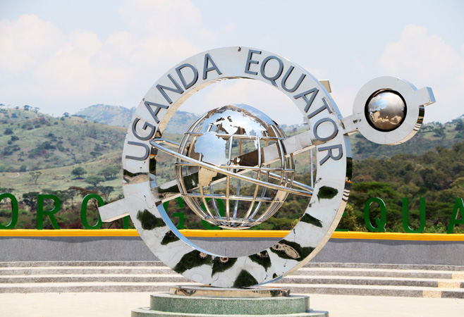 Uganda Equator Monument Near Entebbe