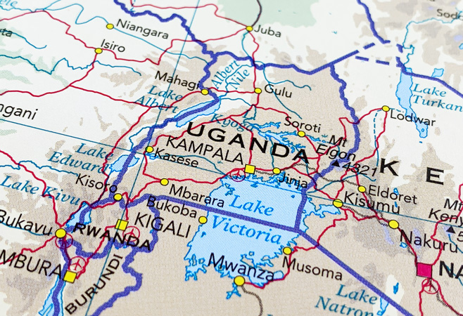 Self-Drive Route Map of Uganda Safari Circuit