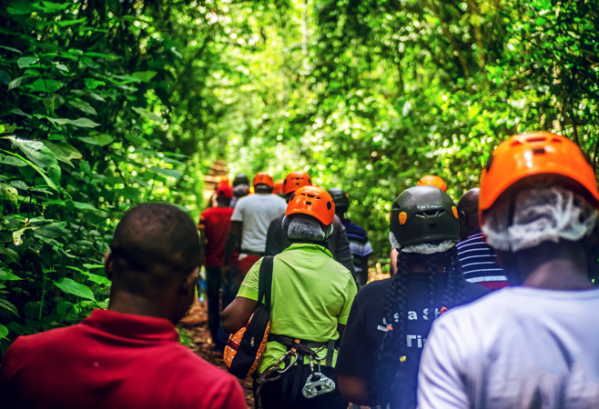 Mabira Forest Stop on Jinja Tour
