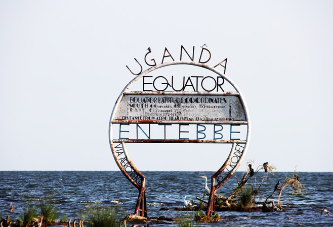 Uganda Equator Water Demonstration