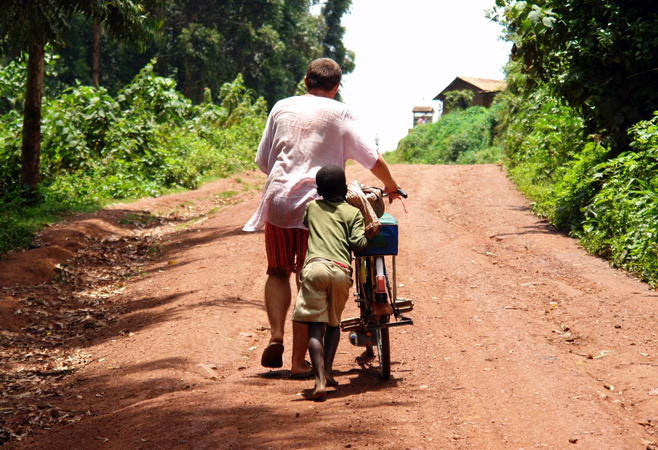 Visitors at Uganda Reptile Village Uganda