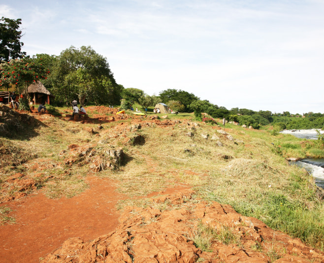 Water rafting in Uganda
