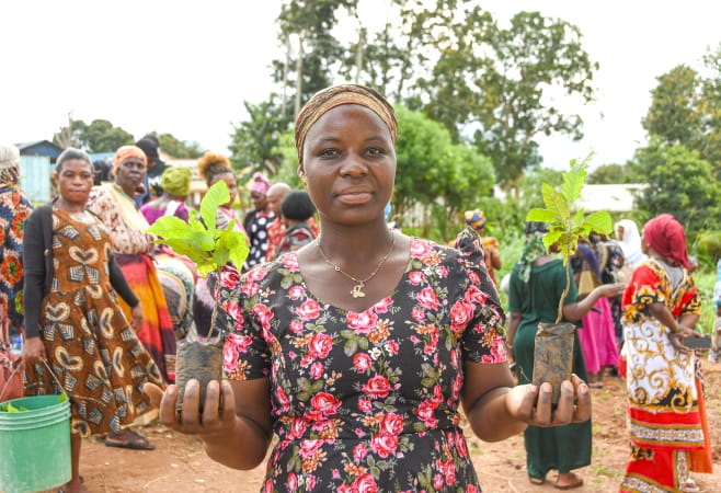 A woman from Uganda