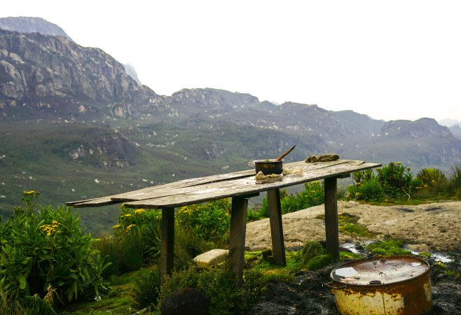 Beautiful landscape in Rwenzori Mountains at Uganda