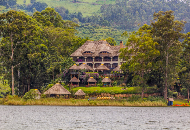 Bird Nest resort at Bunyonyi lake, Uganda