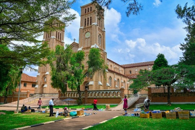 Front view of Rubaga Cathedral today