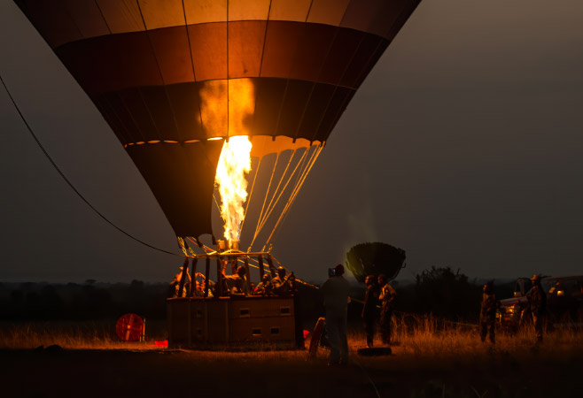Hot air balloon in Uganda Hot air balloon in Uganda