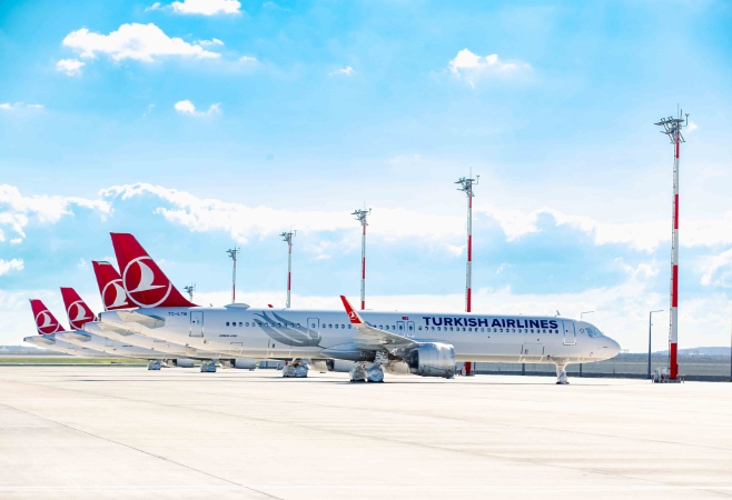 Turkish Airlines on the flight London - Uganda