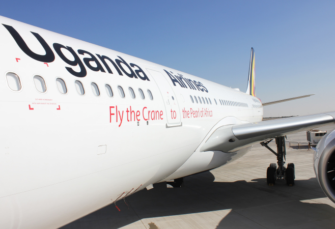 Uganda Airlines’ new Airbus A330neo aircraft